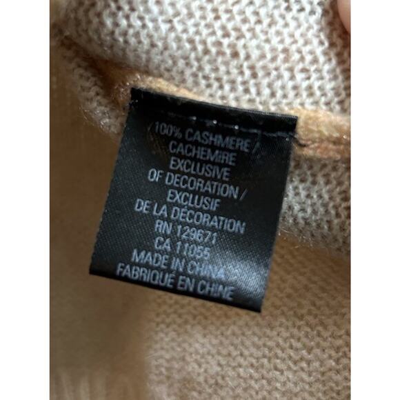 Skull Cashmere Women's Blue Beige Ombre Cashmere Long Sleeve Sweater - Size XS - Picture 3 of 6